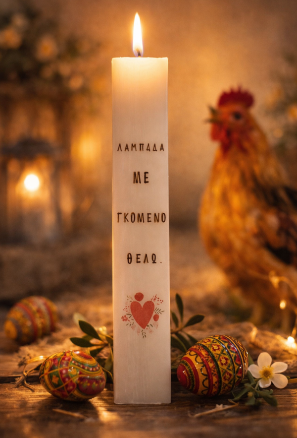 Λαμπάδα "Λαμπάδα με γκόμενο θέλω"