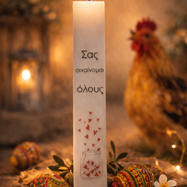 Λαμπάδα "Σας σιχαίνομαι όλους"